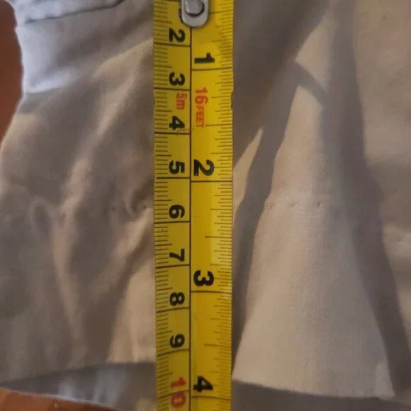 OVS Classic Tailored Fit Cotton Twill Shorts - Tan - Size 12 (Euro Size 44) - Picture 8 of 10